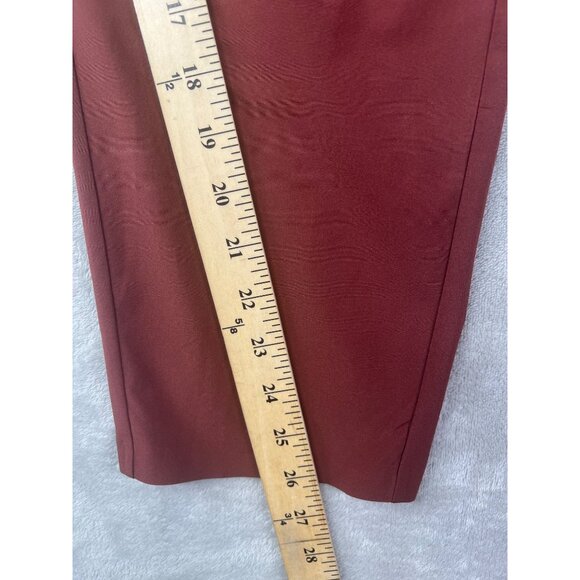 Athleta Skyline Pant II Reddish-Brown Tapered Fit With Tie Waist Size 6P - Picture 9 of 15
